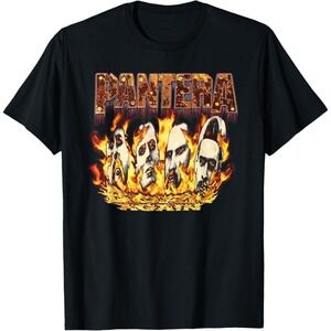Pantera Tshirt, Retro Flames T-Shirt